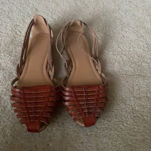 J Crew rich brown sandals